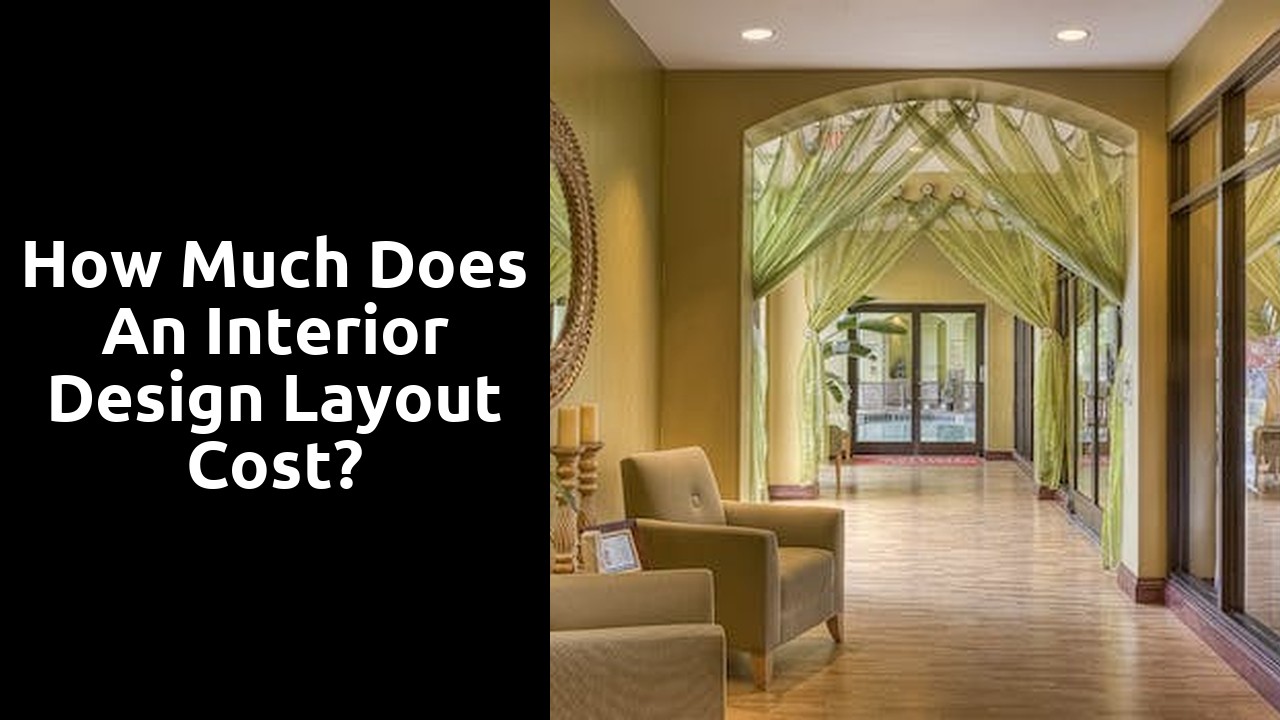 How much does an interior design layout cost?