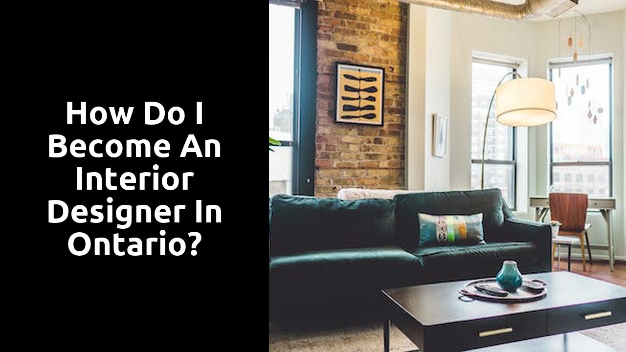 How do I become an interior designer in Ontario?